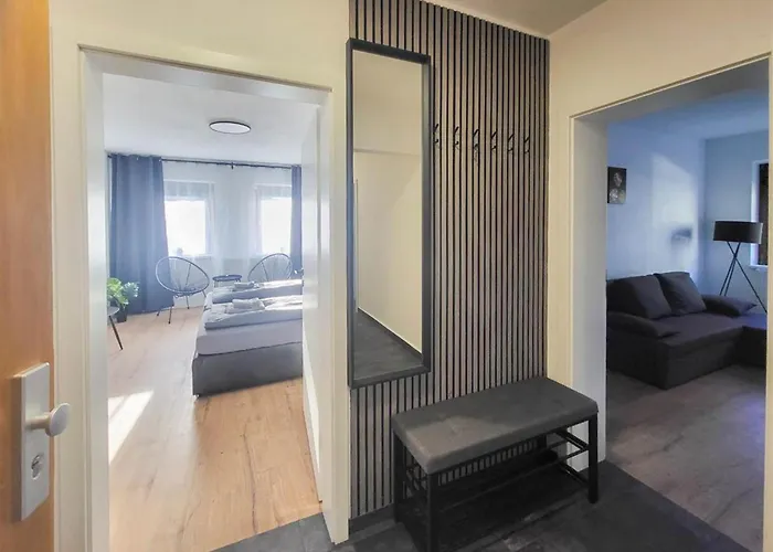 شقة Alfa 4zw Lage Berliner Platz Max 8 Personen Netflix Kueche Wm L 4br 7 Beds 8 People L Fully Equipped Kitchen & Bathroom شتوتغارت