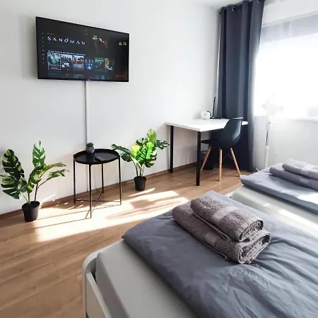 公寓 Alfa 4zw Lage Berliner Platz Max 8 Personen Netflix Kueche Wm L 4br 7 Beds 8 People L Fully Equipped Kitchen & Bathroom *